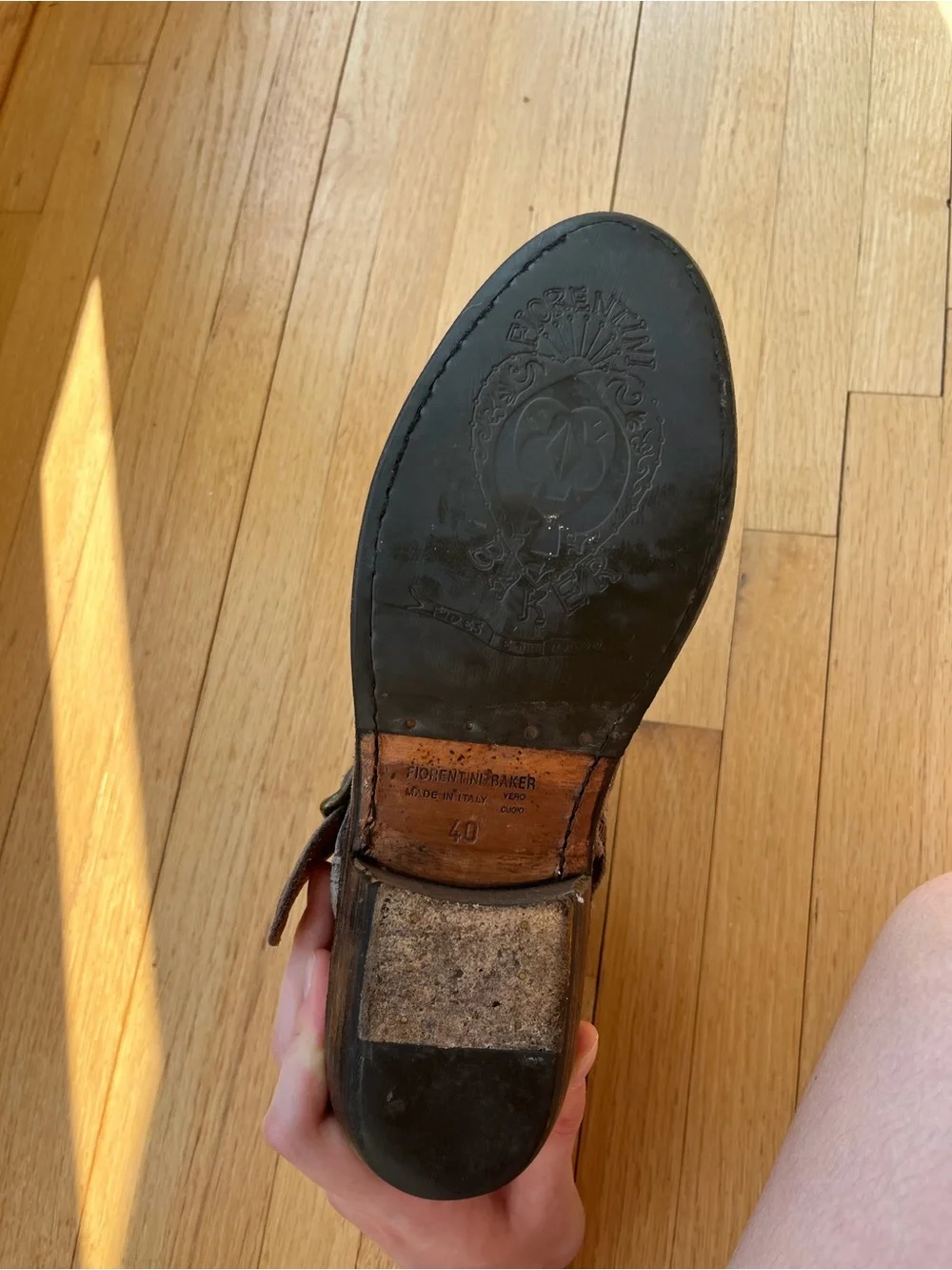 Fiorentini and Baker Suede and Ankle Booties in Gray, made in Italy
